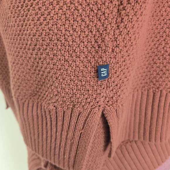 Gap Women's Cotton Knit Long Sleeve Button Cardigan Size XL Gingerbread - Picture 5 of 5